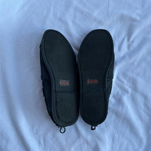 Women's Bobs by Sketchers Memory Foam Slip-On Shoes, Black, Size W8 - Picture 6 of 8